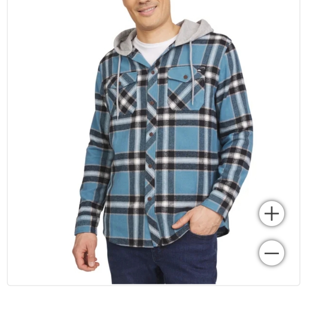Quiksilver | Hooded Flannel